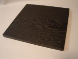 画像: 茶道具　小板　木製　掻合塗（柿合）　８寸　敷板　８寸小板　新品