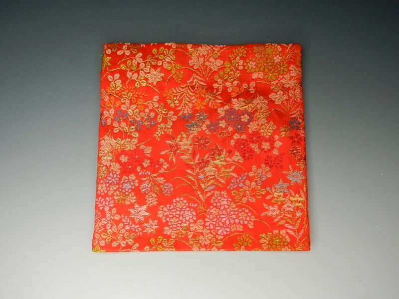 画像2: 茶道具　古袱紗（こふくさ）　交織　お色をお選べいただけます【赤・紫・ピンク】