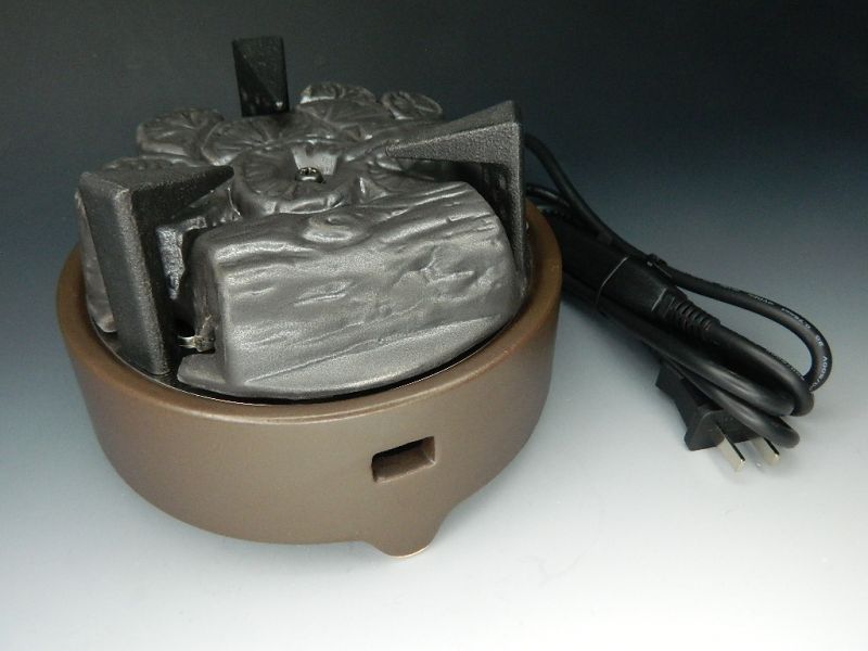画像3: 送料無料　ヤマキ電器【茶道具】電熱器・遠赤外線炭型ヒーターＹＵ２２０　２２０V　日本製　風炉用　新品