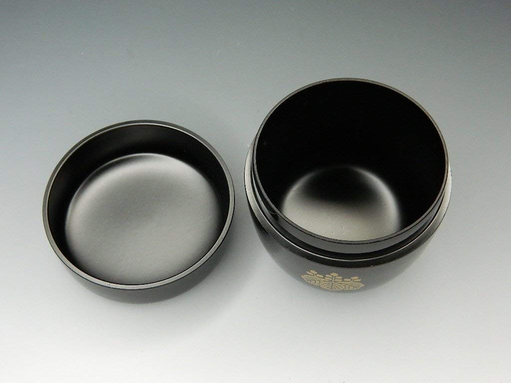 画像3: 中棗 高台寺蒔絵 黒塗 色蒔絵 樹脂製 日本製 茶道具